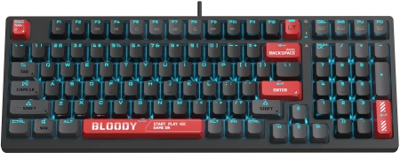 Клавиатура A4Tech Bloody AT98 механическая черный/красный USB for gamer LED (AT98)