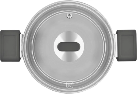 Кастрюля Rondell Quadro RDS-1596 3.1л. d=20см (с крышкой) стальной