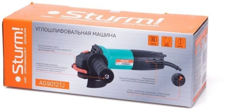 Углошлифовальная машина Sturm! AG9012TJ 1000Вт 10000об/мин рез.шпин.:M14 d=125мм