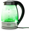 Чайник Galaxy Line GL 0556 1.8л. 2200Вт нержавеющая сталь/черный (стекло/металл/пластик)