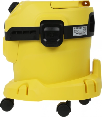 Строительный пылесос Karcher WD 2 Plus V-12/4/18 1000Вт (уборка: сухая/сбор воды) желтый