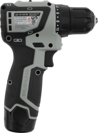 Дрель-шуруповерт Интерскол ДА-10/12В аккум. патрон:быстрозажимной (687.1.2.70)