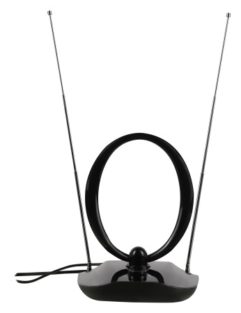 Антенна телевизионная Hyundai H-TAI400 30дБ активная черный каб.:1.85м