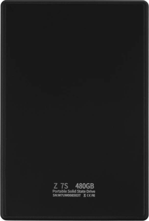 Накопитель SSD Netac USB-C 480Gb NT01Z7S-480G-32BK Z7S 2.5" черный