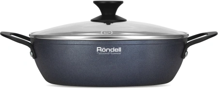 Сотейник Rondell Evolution-R RDA-799 d=26см (с крышкой) графитовый