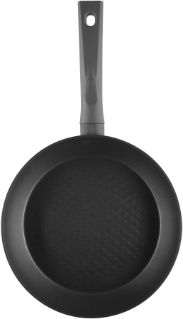 Сковорода Polaris Kontur 20F круглая 20см покрытие: Pfluon ручка несъемная (без крышки) черный (015085)