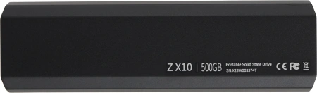 Накопитель SSD Netac USB-C 500GB NT01ZX10-500G-32BK ZX10 1.8" черный