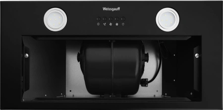 Вытяжка встраиваемая Weissgauff Dubhe 60 PB BL черный управление: кнопочное (1 мотор)