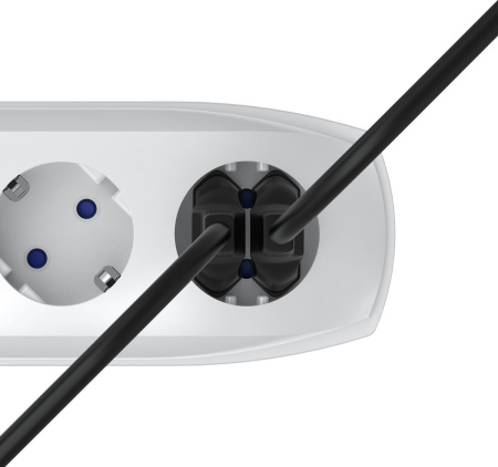 Сетевой фильтр Pilot Pro USB 1.8м (6 розеток) серый (коробка)