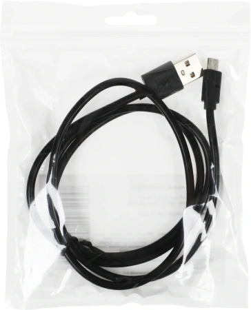 Кабель KingPrice KP-microUSB-2.4A-1m USB (m)-micro USB (m) 1м черный