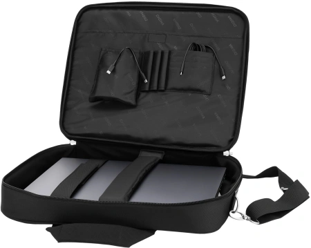 Сумка для ноутбука 15.6" Digma HC-212 черный/красный полиэстер (HC212BKR)