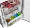 Холодильник Weissgauff WRK 185 Total NoFrost Inverter Inox 2-хкамерн. нержавеющая сталь инвертер