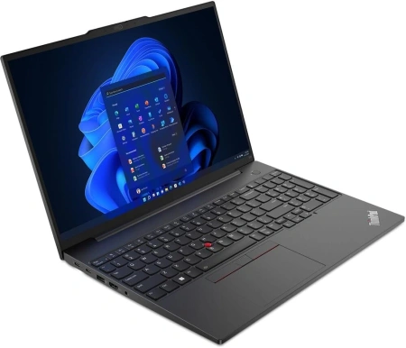 Ноутбук Lenovo ThinkPad E16 G2 Ryzen 5 7535U 16Gb SSD512Gb AMD Radeon 660M 16" IPS WUXGA (1920x1200) Windows 11 Pro black WiFi BT Cam (21M5S08L00)