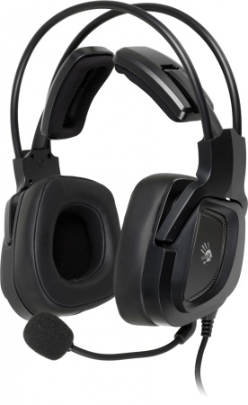 Наушники с микрофоном A4Tech Bloody G575 черный 2м мониторные USB оголовье (G575 USB/ BLACK)
