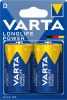 Батарея Varta Longlife power LR20 BL2 Alkaline D (2шт) блистер