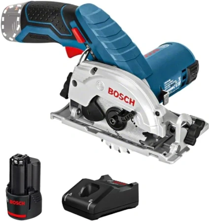 Циркулярная пила (дисковая) Bosch GKS 12V-26 (ручная) D диска.:85мм (0615990M41)