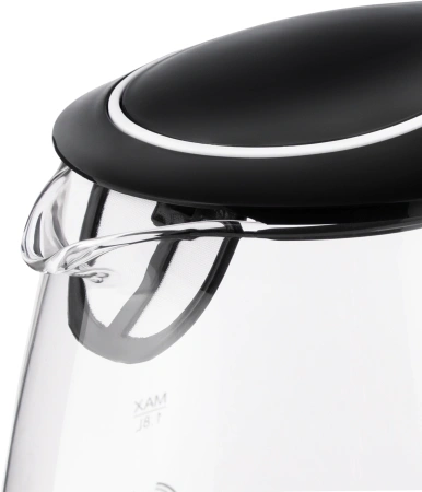 Чайник электрический Vitek VT-7027 1.8л. 2200Вт черный корпус: стекло