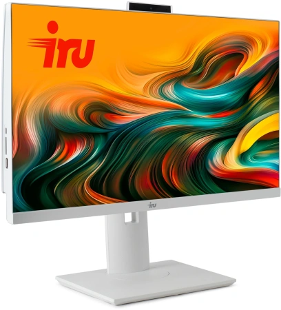 Моноблок IRU Tactio 23.8" Full HD i5 1235U (1.3) 16Gb SSD512Gb CR Windows 11 Professional GbitEth WiFi BT 120W Cam белый 1920x1080