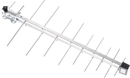 Антенна телевизионная Denn DAE603 25дБ активная черный каб.:8.5м