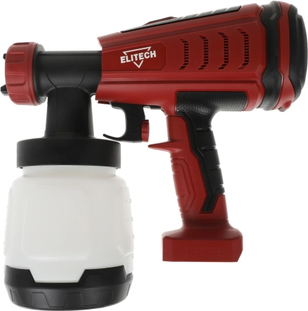 Краскопульт Elitech КА 18БЛП 300Вт бак:800мл 1000гр/мин