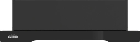Вытяжка встраиваемая Elikor IG6514MB нержавеющая сталь/черный управление: кнопочное (1 мотор)