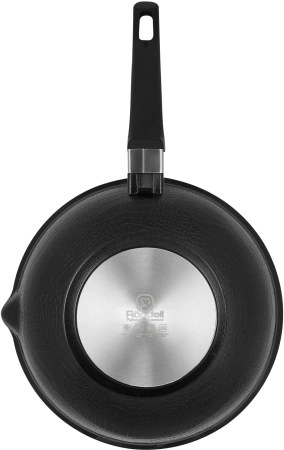 Сковорода ВОК (WOK) Rondell Escurion RDA-870 круглая 28см покрытие: антипригарное ручка съемная (с крышкой) черный