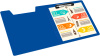 Папка клип-борд Бюрократ -PD602BLU A4 пластик 1.2мм синий с крышкой