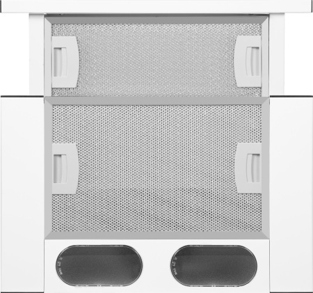 Вытяжка встраиваемая Weissgauff TEL 450 EB белый управление: кнопочное (1 мотор)