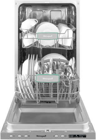 Посудомоечная машина встраив. Weissgauff BDW 4543 D 2100Вт узкая