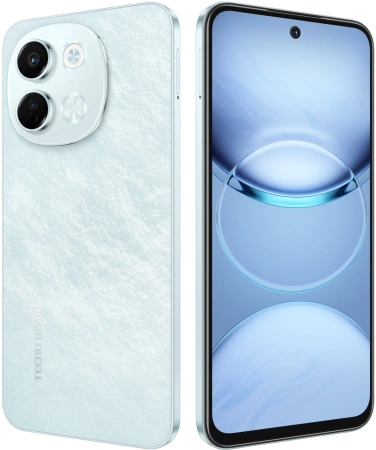 Смартфон Tecno Spark 30 5G 128Gb 6Gb голубой моноблок 3G 4G 2Sim 6.67" 720x1600 Android 14 108Mpix 802.11 a/b/g/n/ac NFC GPS GSM900/1800 TouchSc Protect FM microSD max1024Gb