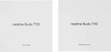 Гарнитура внутриканальные Realme Buds T110 синий беспроводные bluetooth в ушной раковине (631206000013)