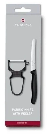 Набор нож/овощеч. Victorinox Swiss Classic (6.7113.23) компл.:2предм. черный карт.коробка