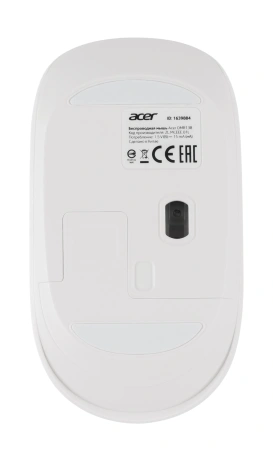 Мышь Acer OMR138 белый оптическая (1600dpi) беспроводная USB (3but)