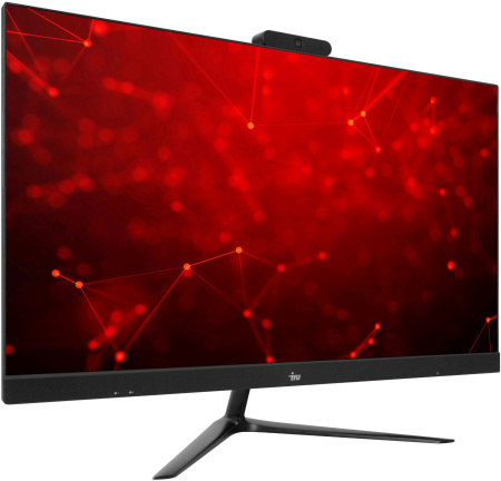 Моноблок IRU Агат 315 23.8" Full HD i5 10400 (2.9) 8Gb SSD256Gb UHDG 630 Free DOS GbitEth WiFi BT 120W клавиатура мышь Cam черный 1920x1080 (RUS)