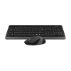 Клавиатура + мышь A4Tech Fstyler FG1010 клав:черный/серый мышь:черный/серый USB беспроводная Multimedia (FG1010 GREY)