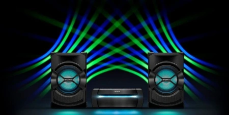 Минисистема Sony Shake-X10 черный 1200Вт/CD/CDRW/DVD/DVDRW/FM/USB/BT