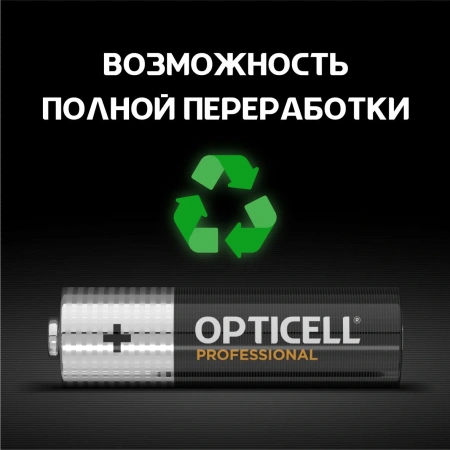 Батарея Opticell Professional LR6 AA (4шт) блистер