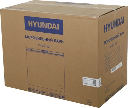 Морозильный ларь Hyundai CH3091WT белый