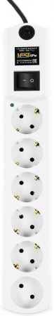 Сетевой фильтр Most HPw 5м (6 розеток) белый (коробка)