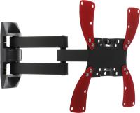 Кронштейн для телевизора Holder LCDS-5066 черный 22"-42" макс.30кг настенный поворот и наклон