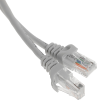 Патч-корд ITK PC01-C5EU-1M UTP RJ-45 вил.-вилка RJ-45 кат.5E 1м серый ПВХ (уп.:1шт)