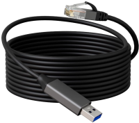 Кабель Buro BU-USB-A-LAN1000-2m USB A (m) RJ-45 (m) 2м черный (пакет)