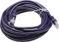 Патч-корд PP12-5M/V 1000G UTP 4 пары cat5E CCA molded 5м фиолетовый RJ-45 (m)-RJ-45 (m)