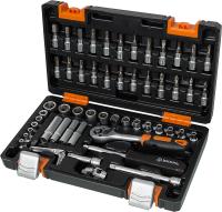 Набор инструментов Вихрь 1/4" CrV 57 предметов (жесткий кейс)