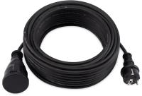 Удлинитель силовой Starwind ST-PS1.20/FRB-16 3x1.0кв.мм 1розет. 20м КГ 16A без катушки черный