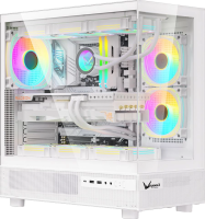 Корпус Formula Crystal Z8 белый без БП ATX 1xUSB2.0 1xUSB3.0 1xUSB3.1 audio bott PSU