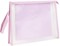 Папка на молнии ZIP Deli PP109VIOLET A4 ЭВА прозрачный внутр. цвет молнии фиолетовый 2 внутр. карман