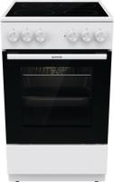 Плита Электрическая Gorenje Essential GEC5A41WG белый/черный стеклокерамика