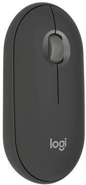 Мышь Logitech Pebble 2 M350S графитовый оптическая (1000dpi) silent беспроводная BT/Radio USB (2but)