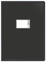 Папка с 20 прозр.вклад. Бюрократ -BPV20A3BLACK A3 пластик 0.8мм черный